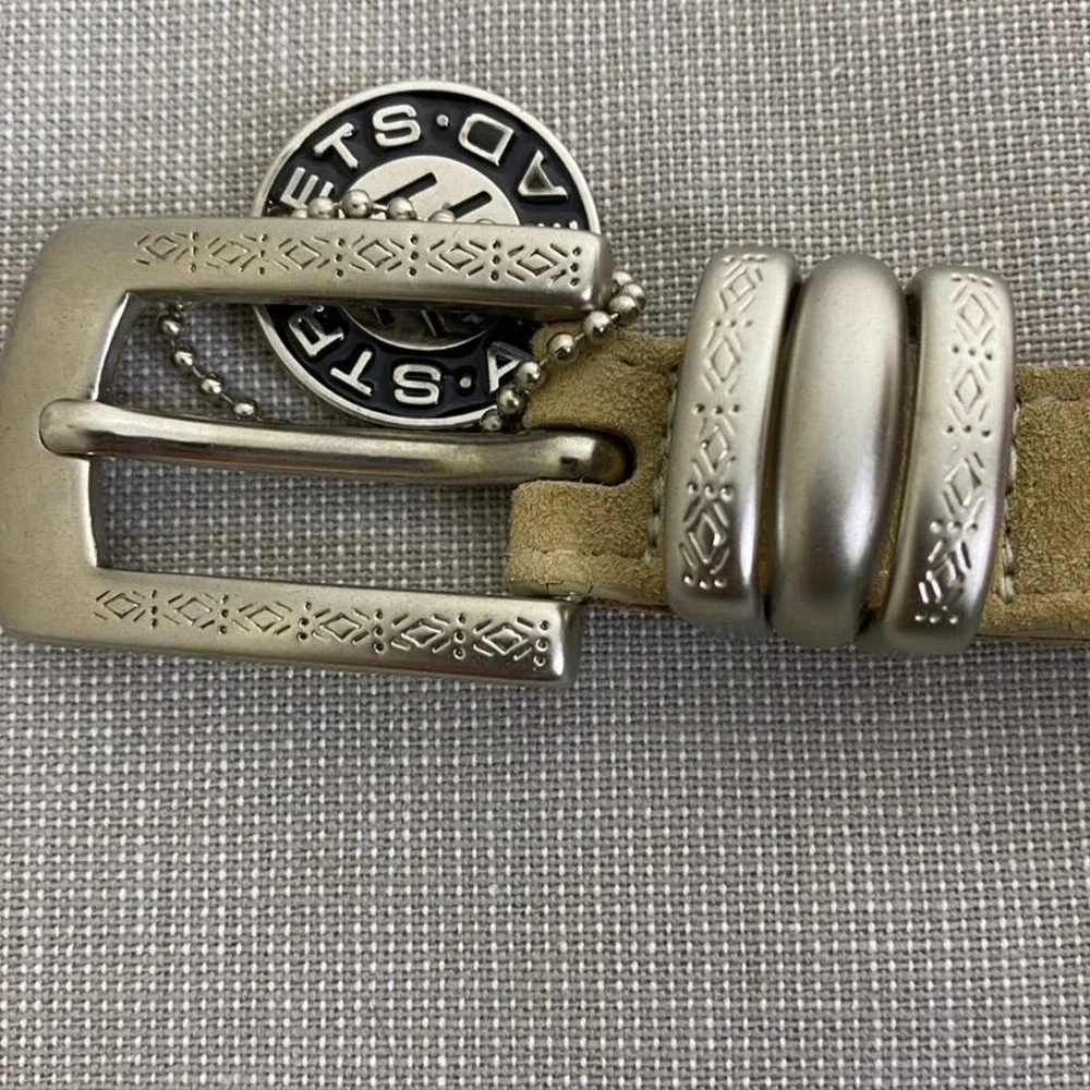 Streets Ahead suede and silver toned belt - Picture 5 of 14